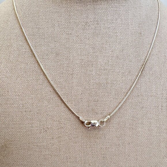 VTG Sterling Silver 925 Reversible Opal & Lapis Inlay Buffalo Pendant 18" Chain - Picture 10 of 16